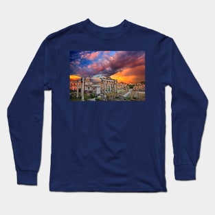 The Ancient Roman Forum Long Sleeve T-Shirt